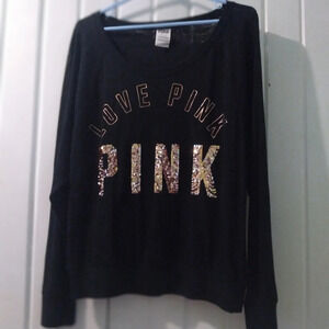 Vs pink bling tee-medium EUC